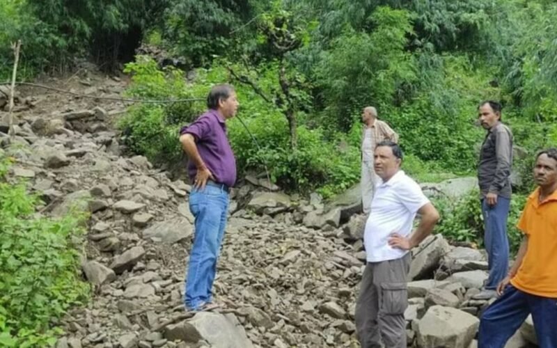 Amasaur Village Grapples with Landslide Fallout, Evacuations Underway