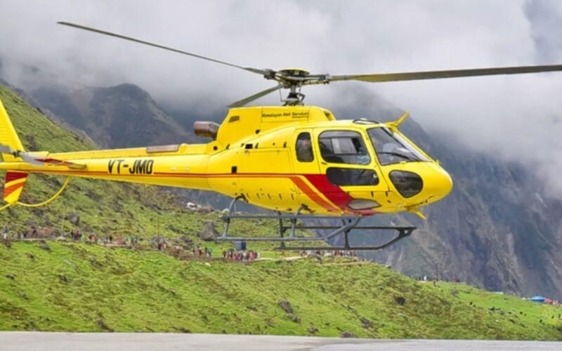 Helicopter Services for Badrinath and Kedarnath Resumed from Joshimath